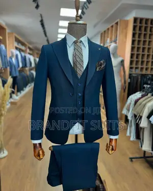Men's Navy Blue Wedding Suits