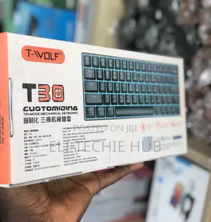 T-Wolf T30 Mechanical Gaming RGB Wireless Keyboard