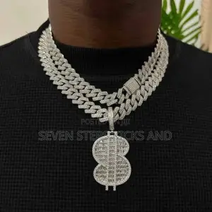Luxury Quality Dollar Sign Ice Necklace