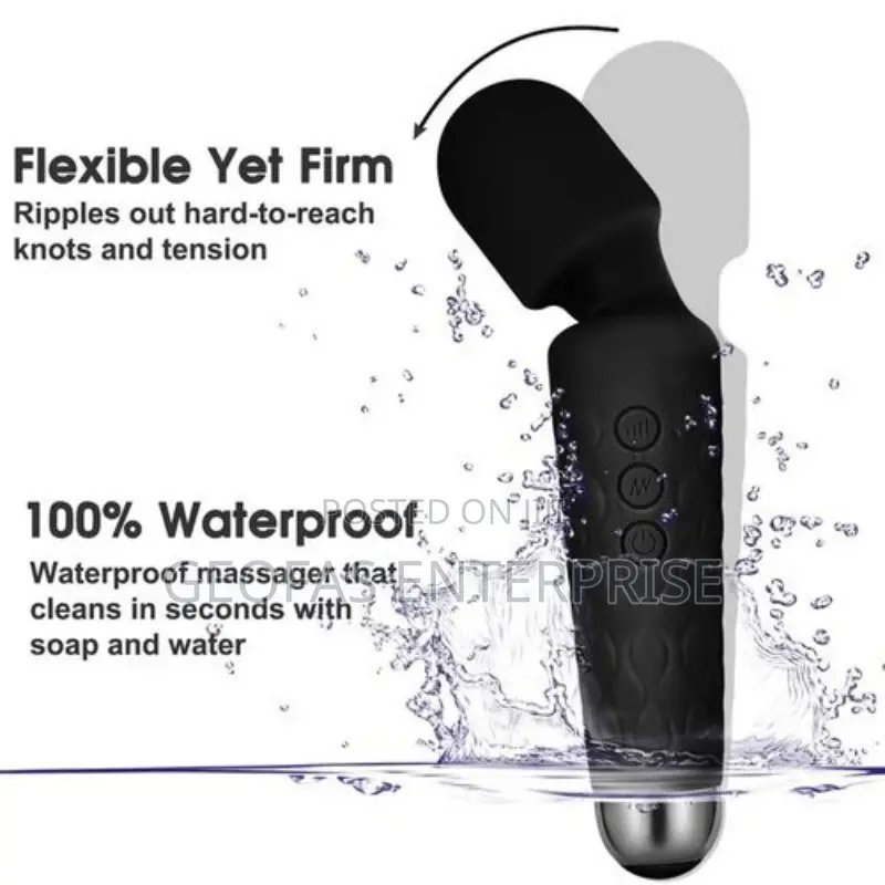 20 Mode - Powerful Rechargeable Magic Wand Clitoris Vibrator