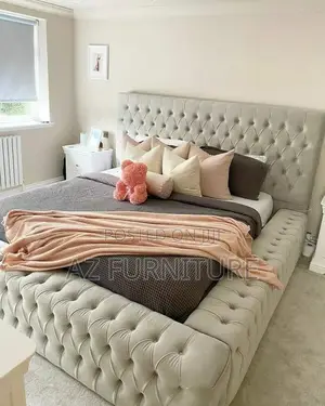 6 by 6 Tufted Button Bedframe