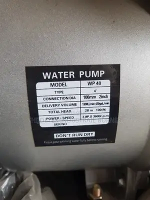 Kama Diesel Engine Water Pump 4"