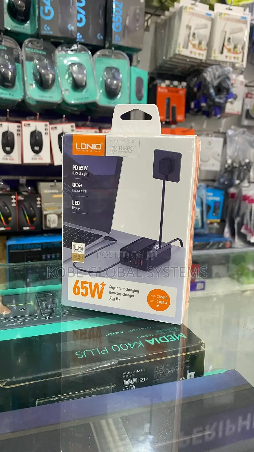 LDNIO Desktop CHARGER 65watts Model:A4809c
