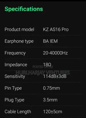 Kz As16 Pro Iem