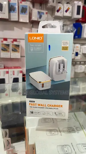 Ldnio Fast Wall Charger 18w Foldable Plug