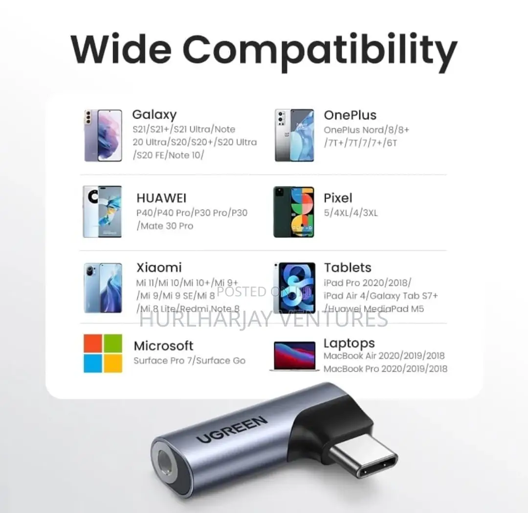 UGREEN Type C to 3.5mm With DAC