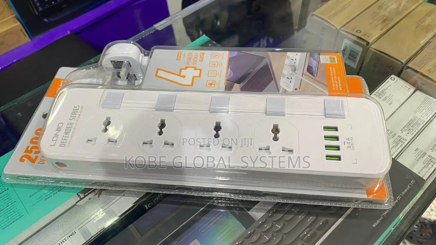 Ldnio 4 Power Sockets +Usb 2500W Sc4408