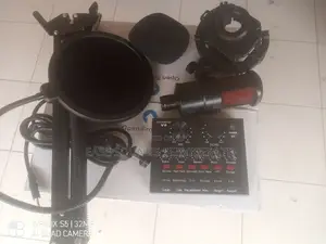 Studio Mic With Sound Card