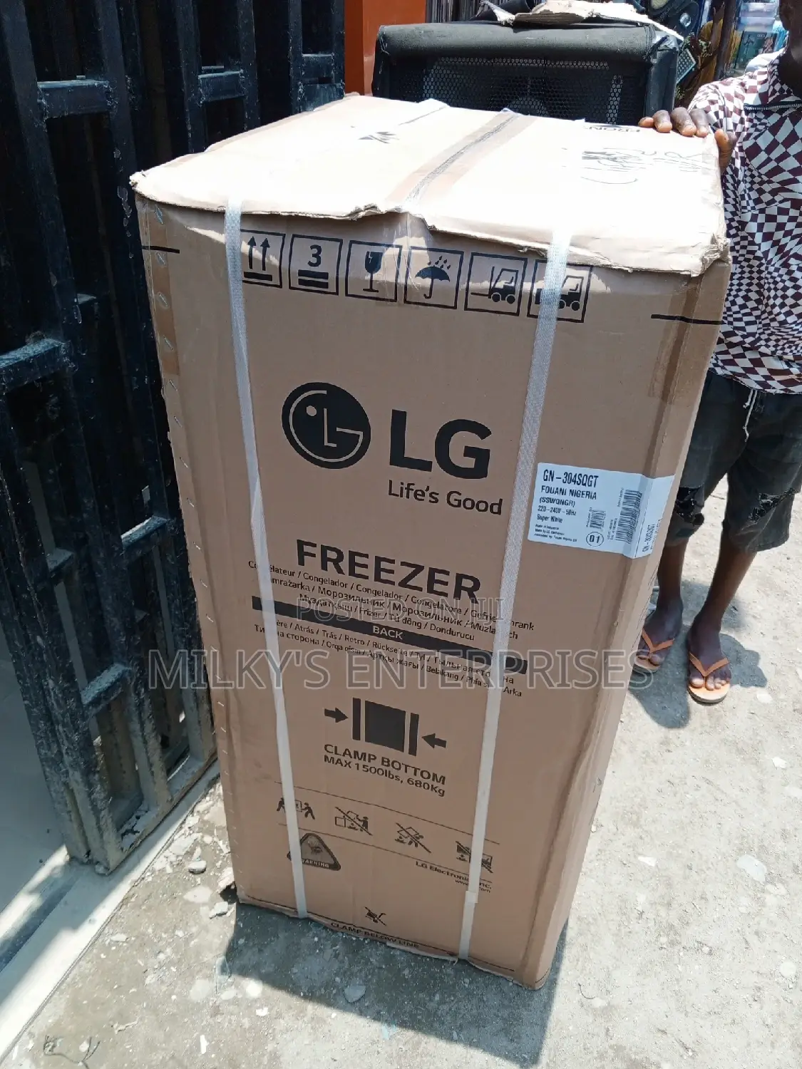 LG Upright Freezer 6 Step