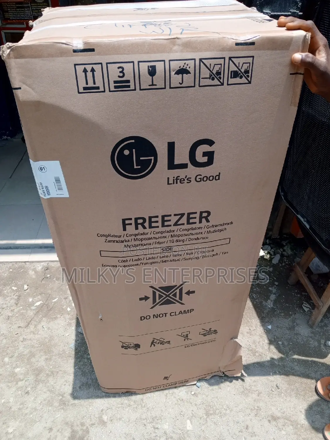 LG Upright Freezer 6 Step