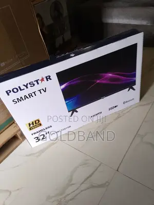 New 32" Polystar Smart Tv- Frameless