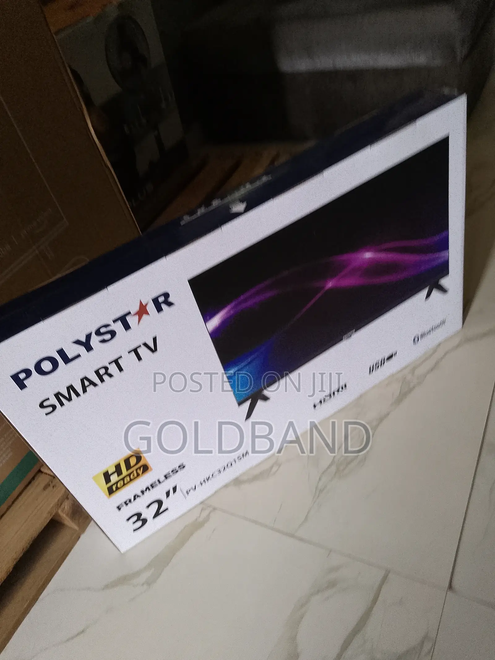 Durable 32" Polystar Smart Tv- Frameless