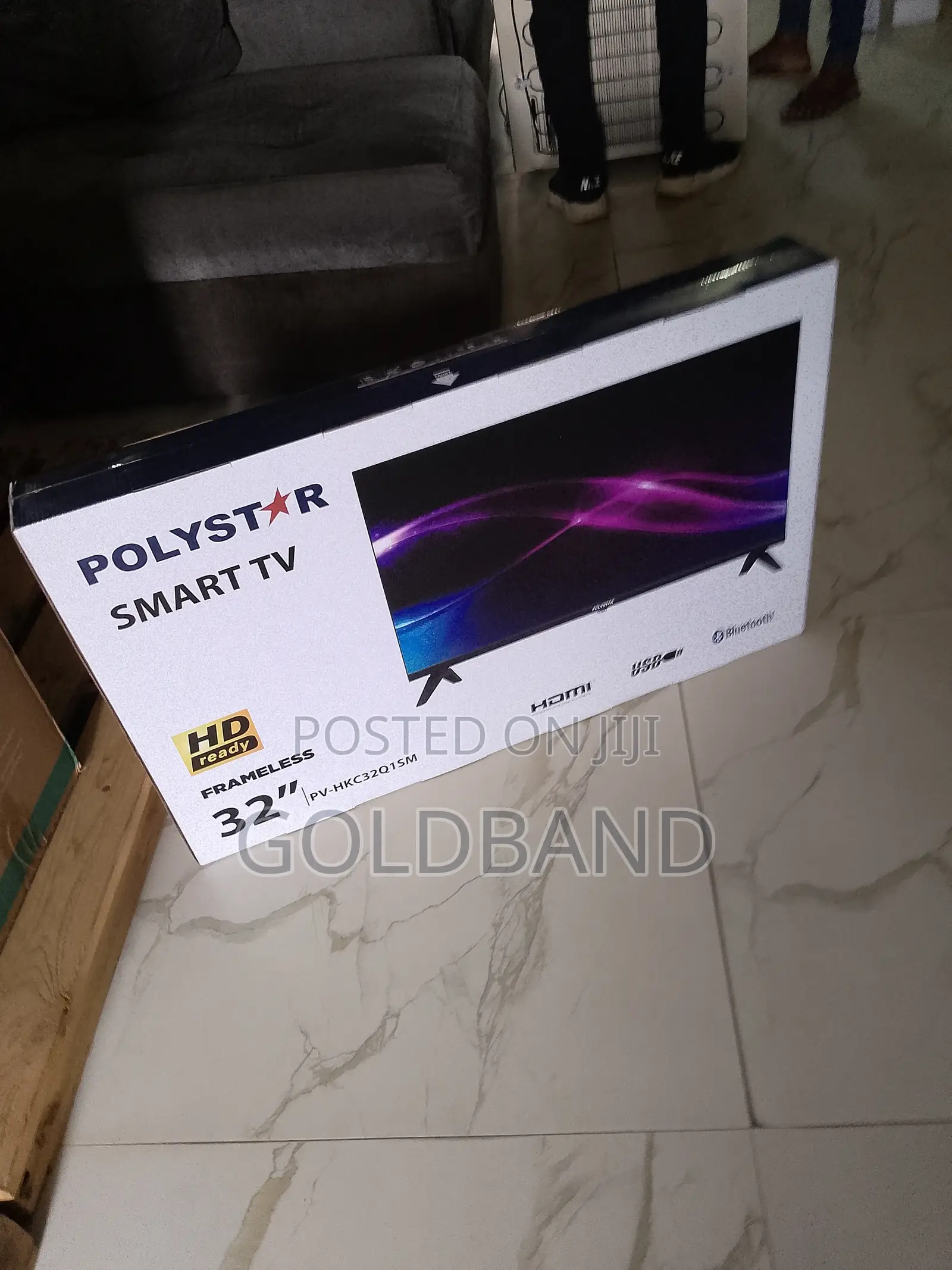 Quality 32" Polystar Smart Tv- Frameless