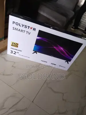 New Polystar 32" Smart Tv- Frameless