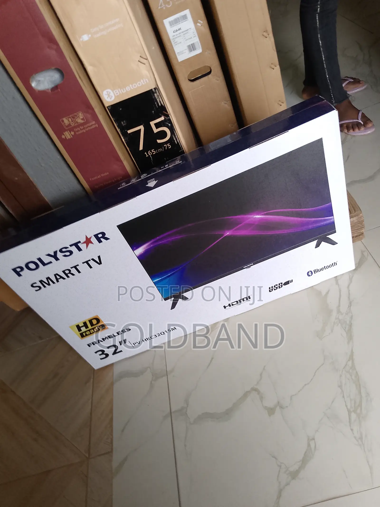 Durable Polystar 32" Smart Tv- Frameless