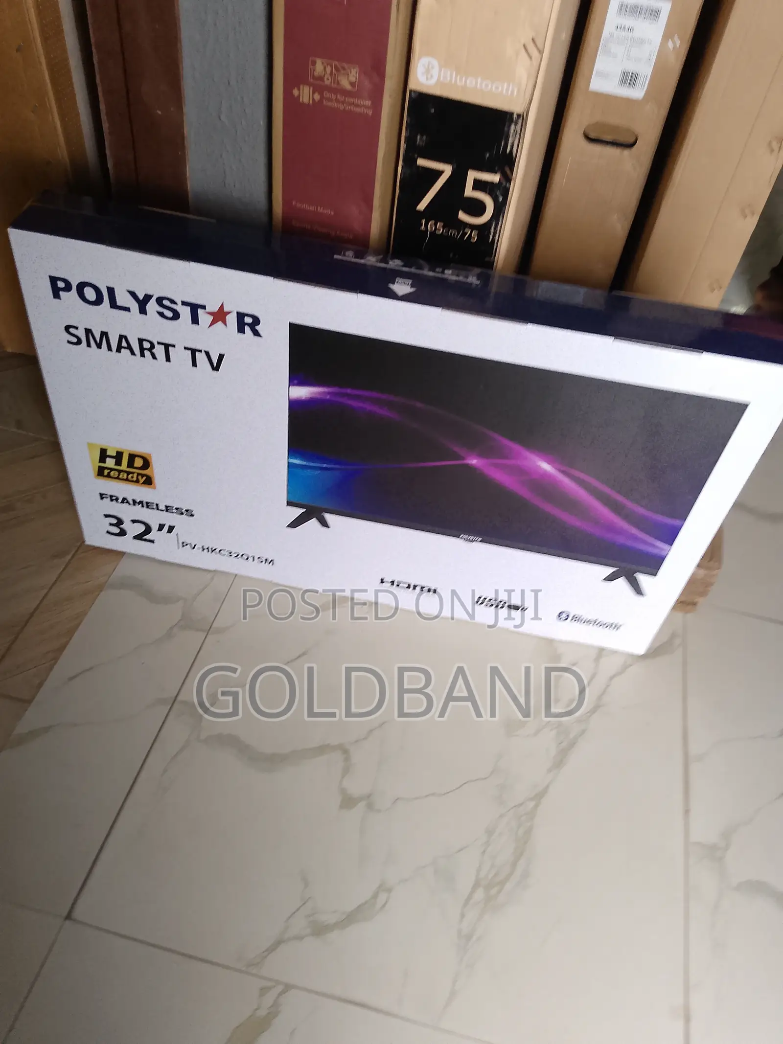 Efficient Polystar 32" Smart Tv- Frameless