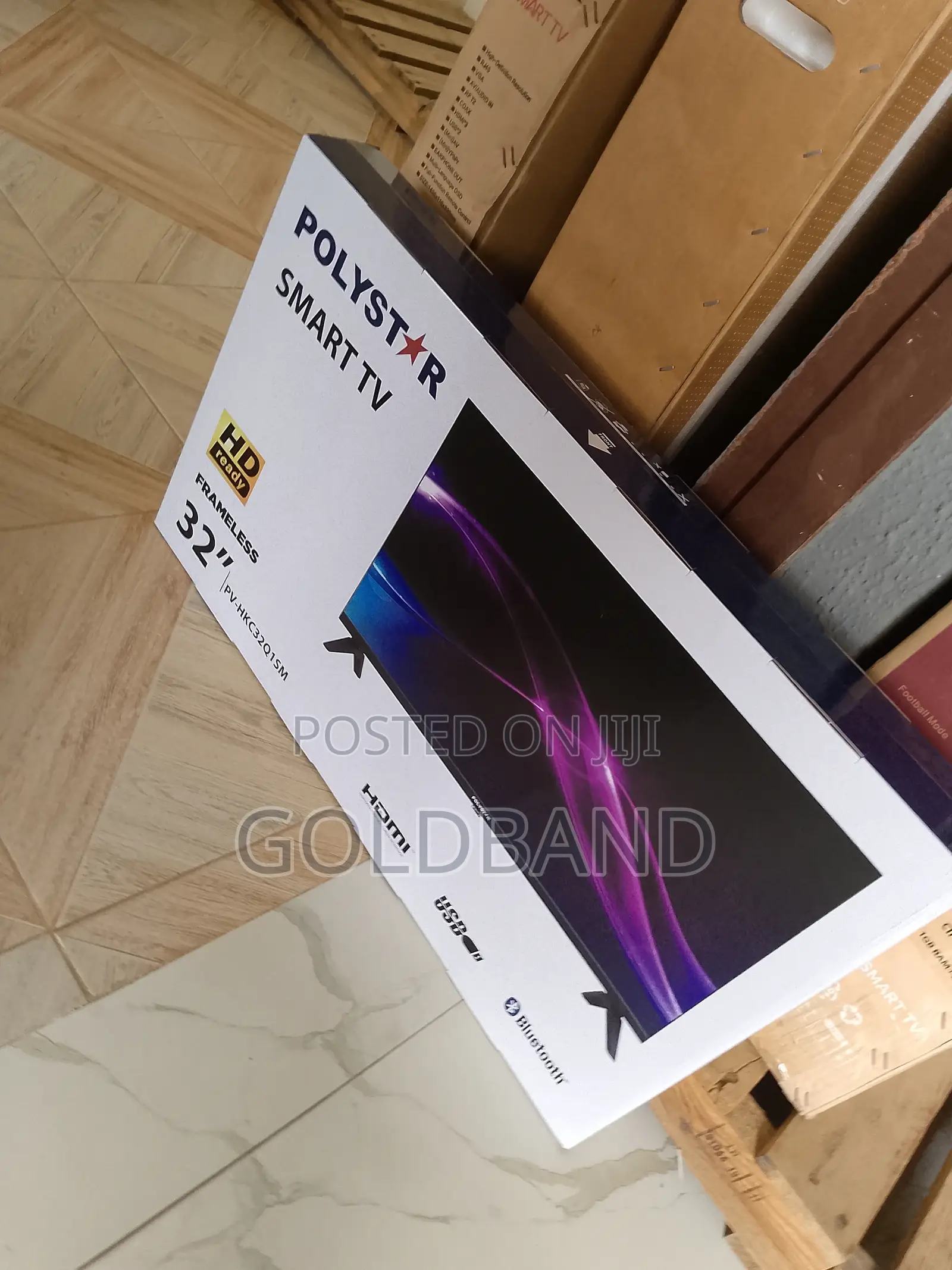 Durable Polystar 32" Smart TV (Frameless)