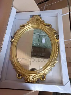 Gold Mirror Fancy Wall Decor