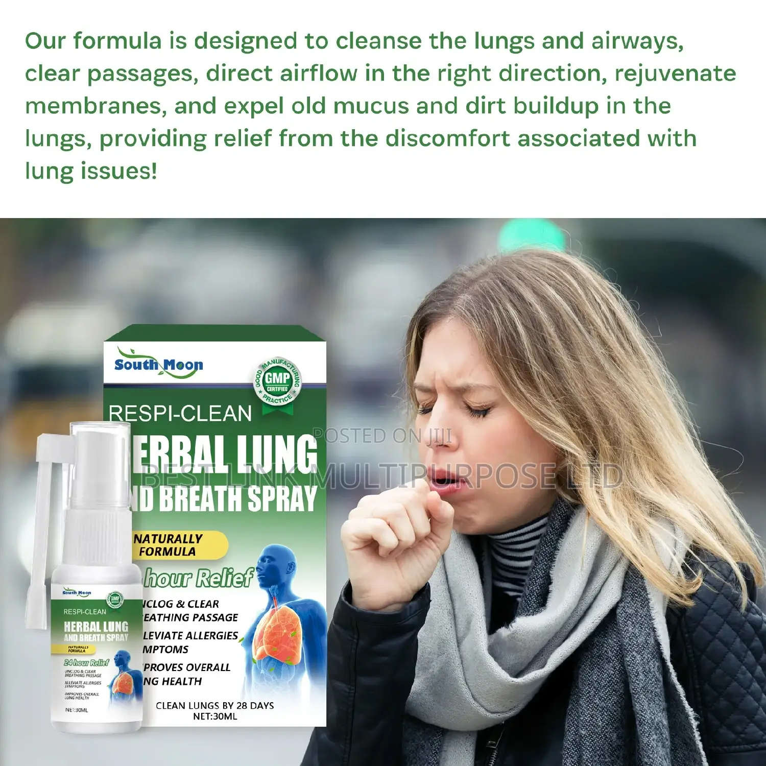 Herbal Lungs Clearing/Breath Spray