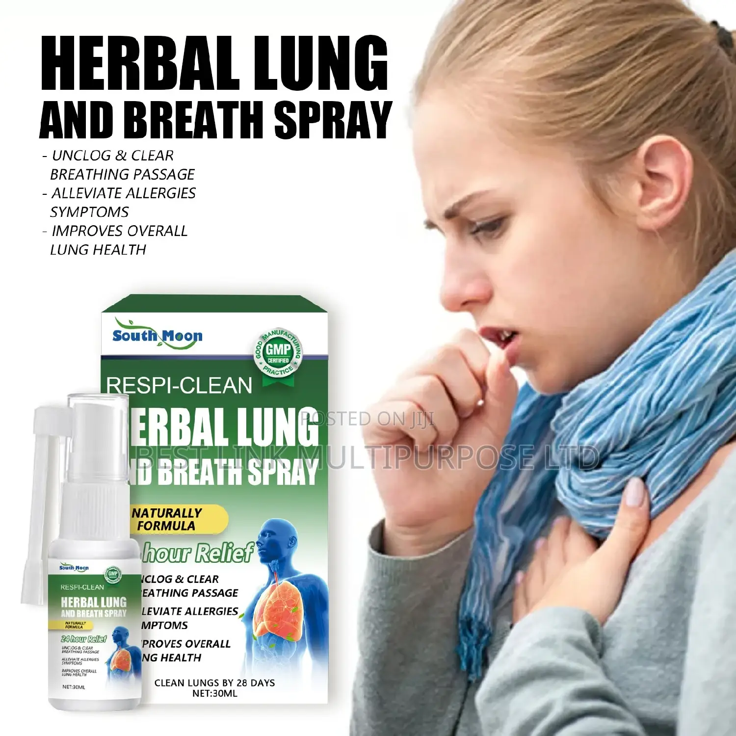 Herbal Lungs Clearing/Breath Spray