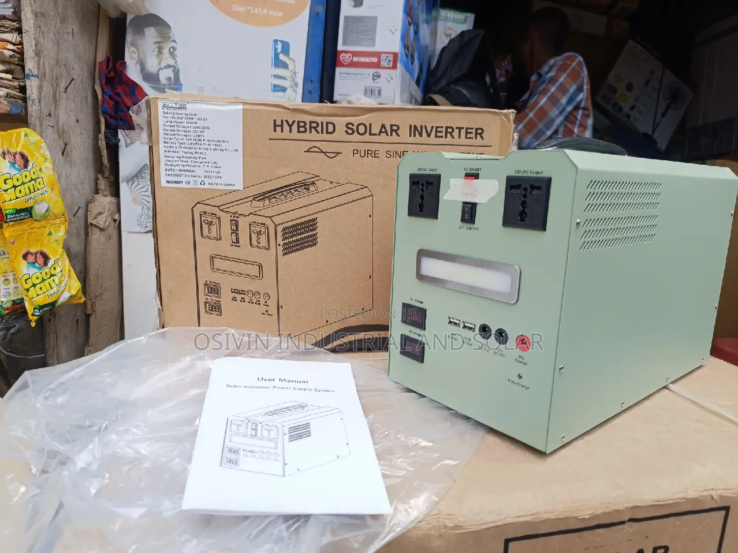 Alltop 1000w or Solar Generator With 36v 180w Panel