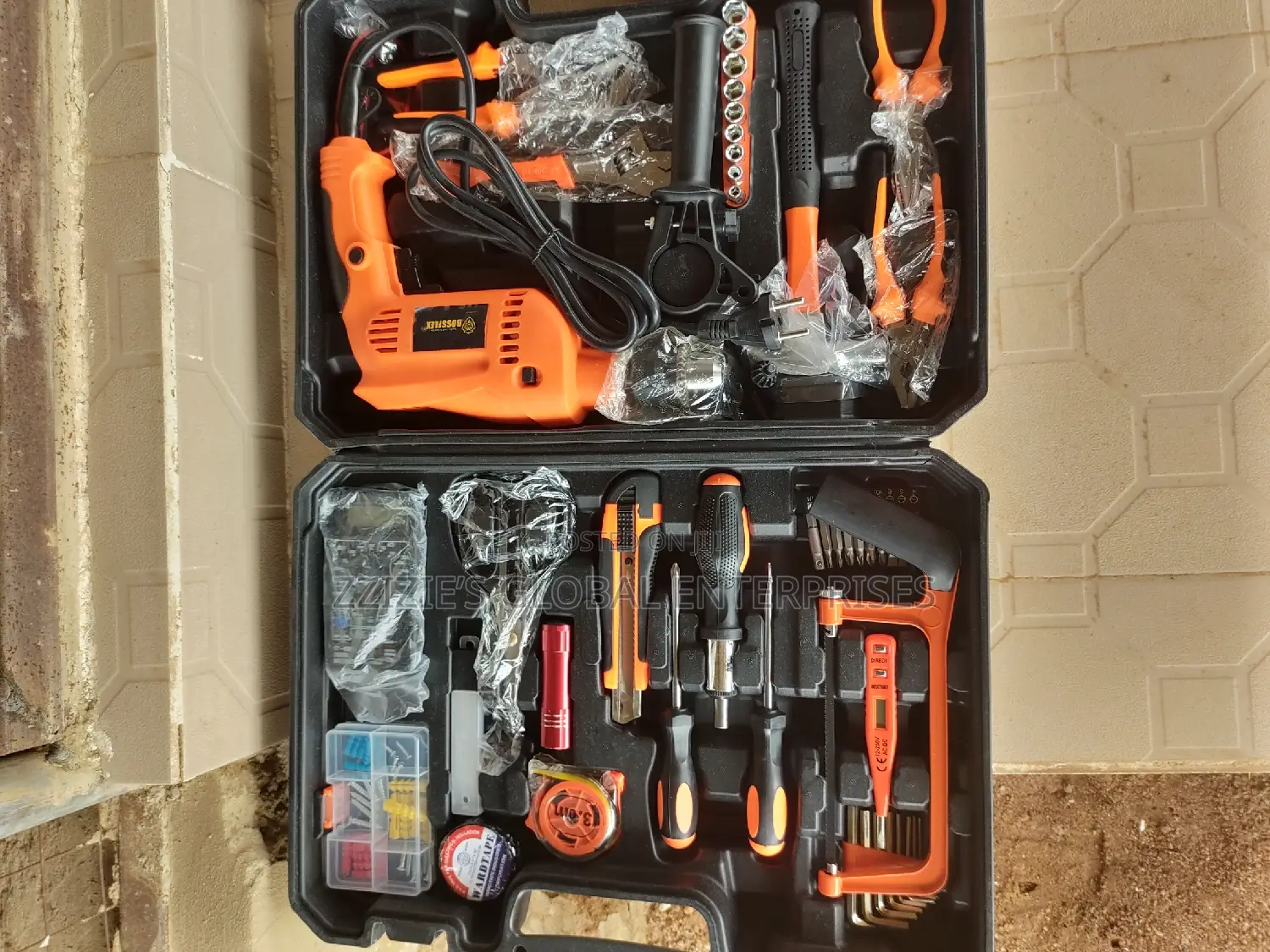 Electric Impact Drill With Tools
