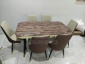 Modern Marble Dining Set By 6