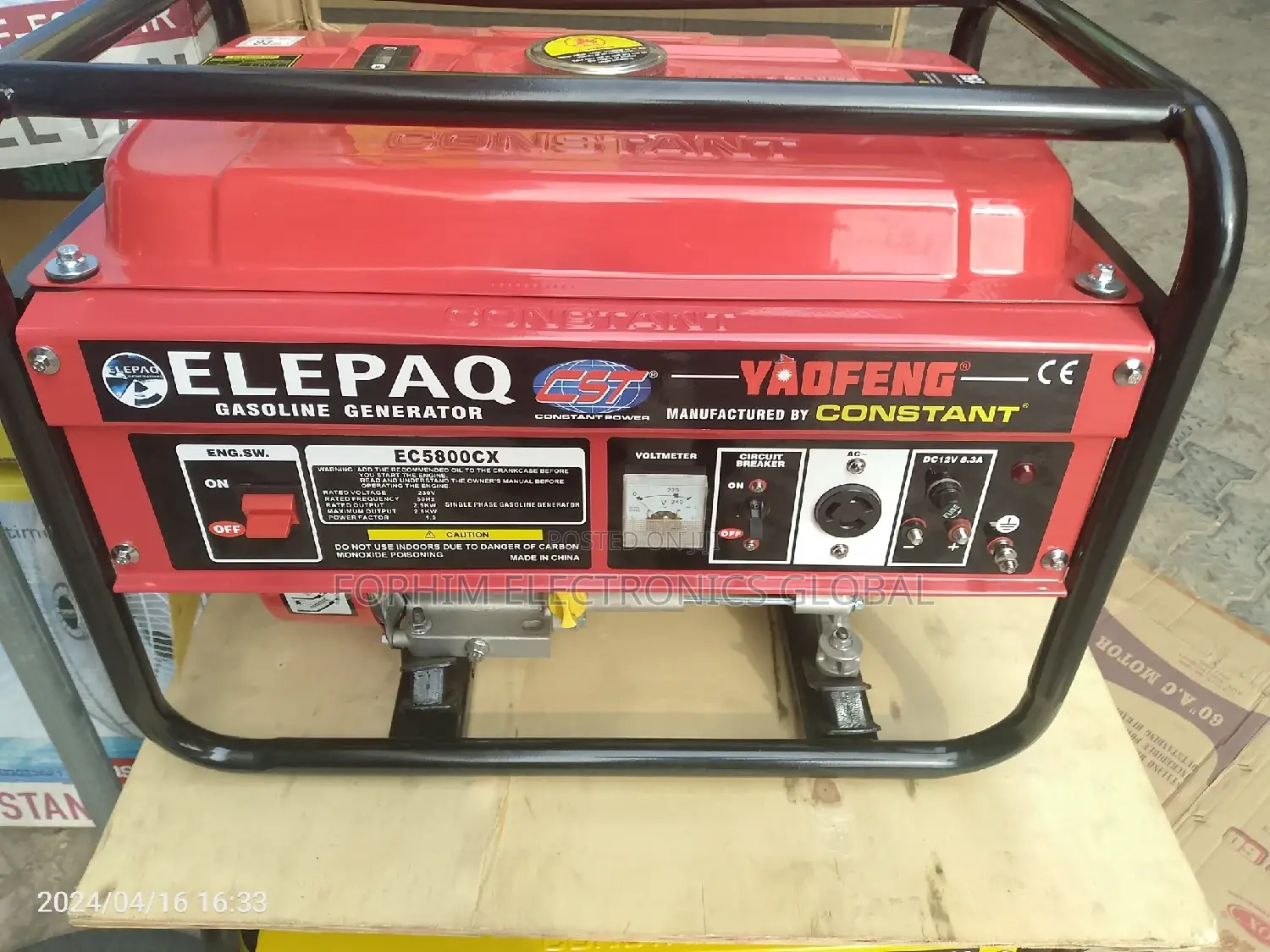 Elepaq 2.5kva Generator