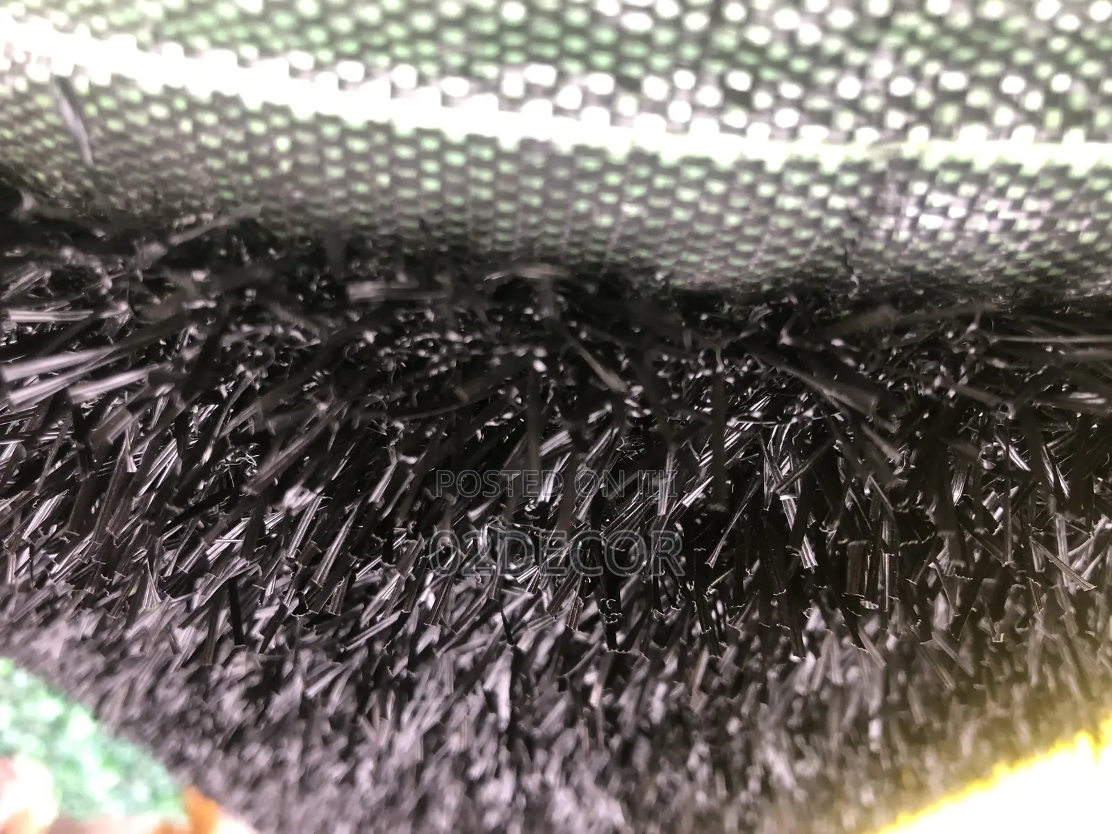 Black Color Artificial Grass Rugs