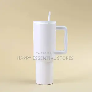 New 40 Oz Tumbler With Handle Vacuum Insulated Mug With Lid