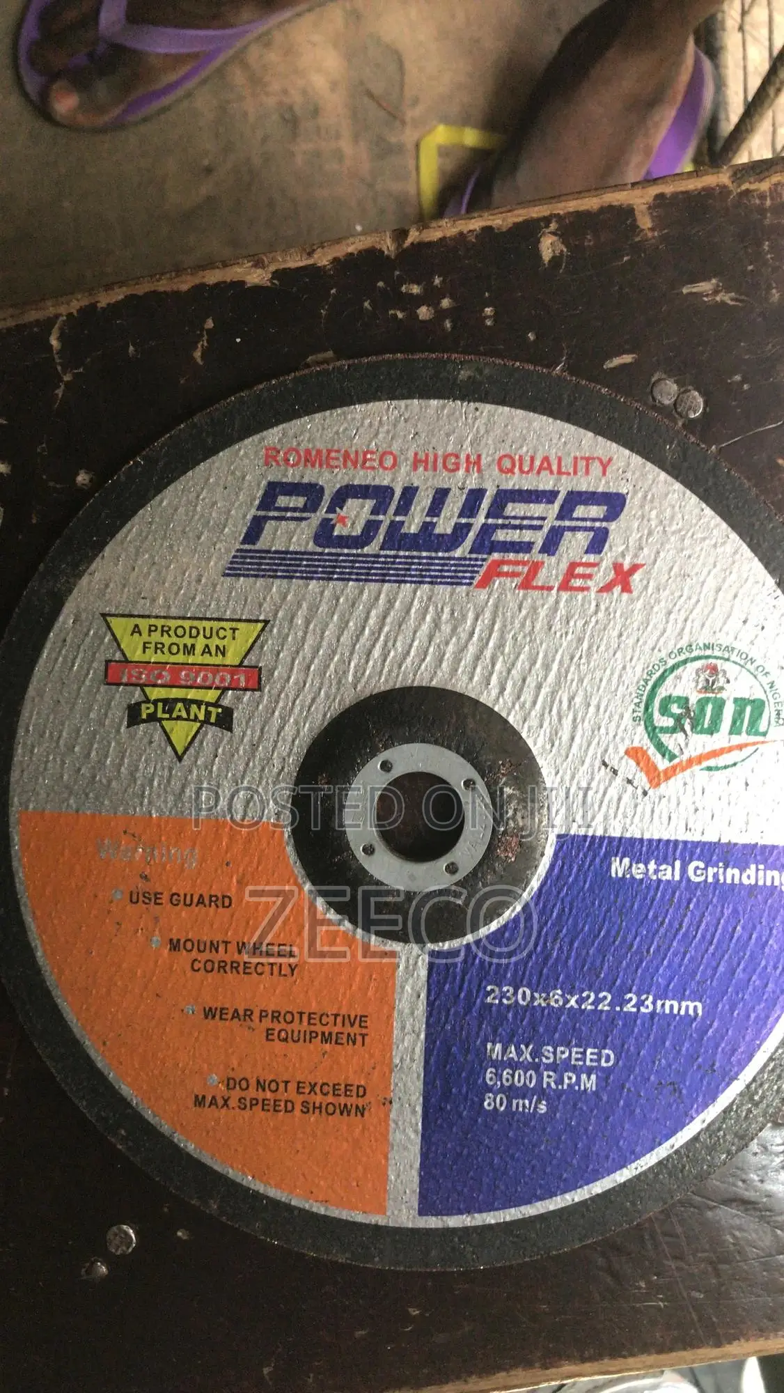9” Grinding Disc