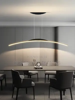 Long Led Black/ White Hanging Lights