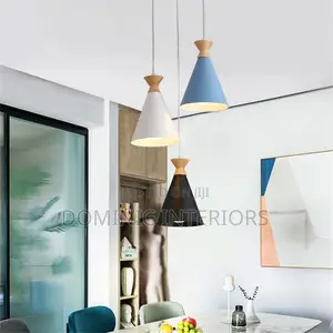 Colourful Wooden Pendant Lights