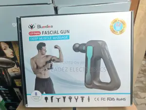 Blueidea Handheld Display Fascial Gun Deep Muscle Pain Relief Massager