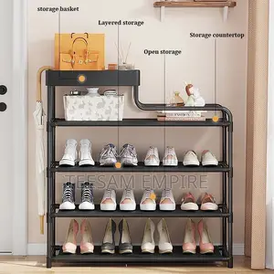 Multi-Layer Space Saving Shoe Shelf