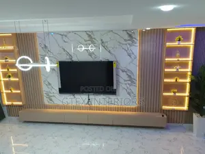 Wall Tv Panel With LED Light