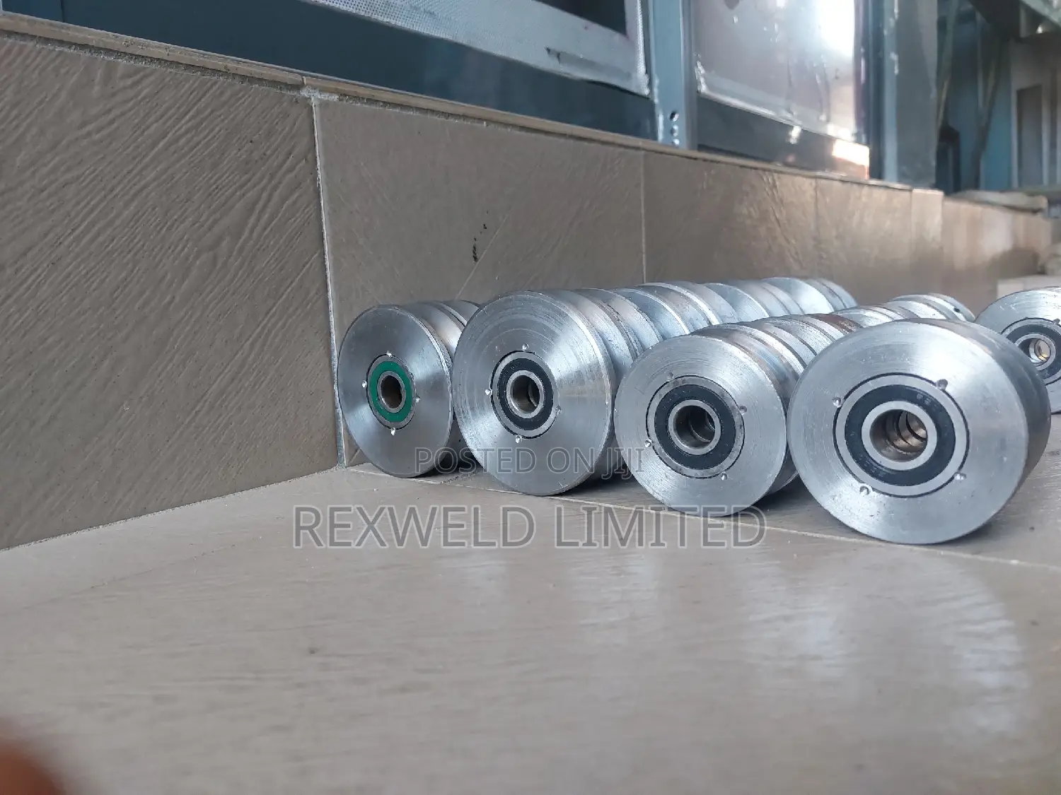 Silver Sliding Gate Roller