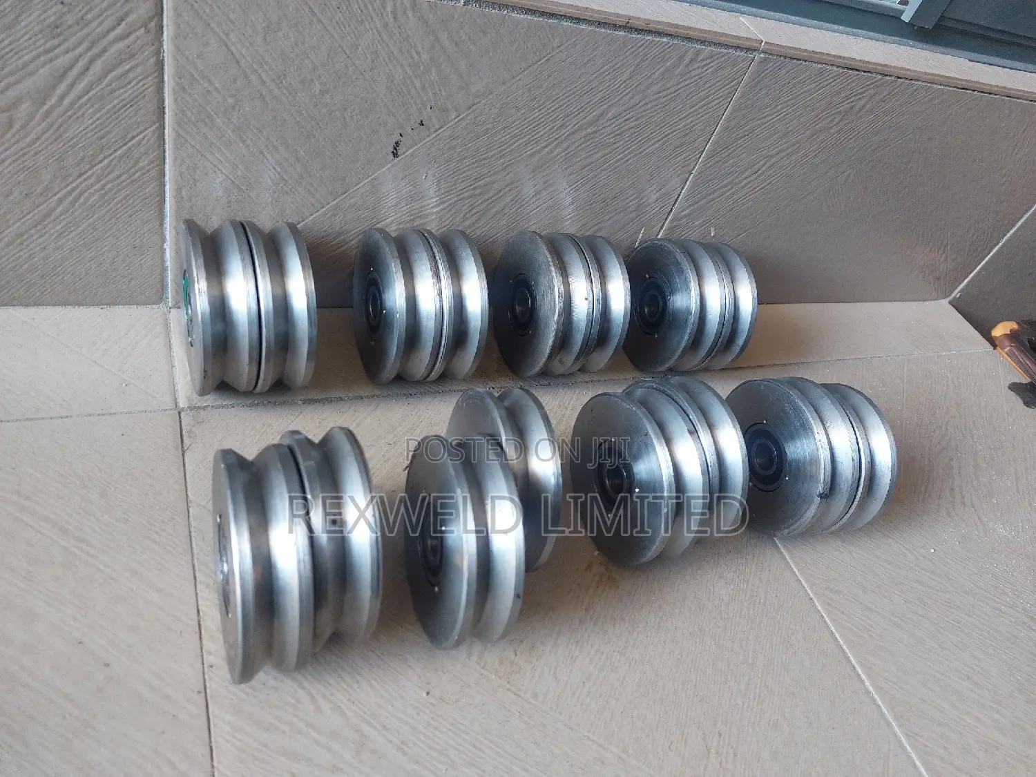 Silver Sliding Gate Roller