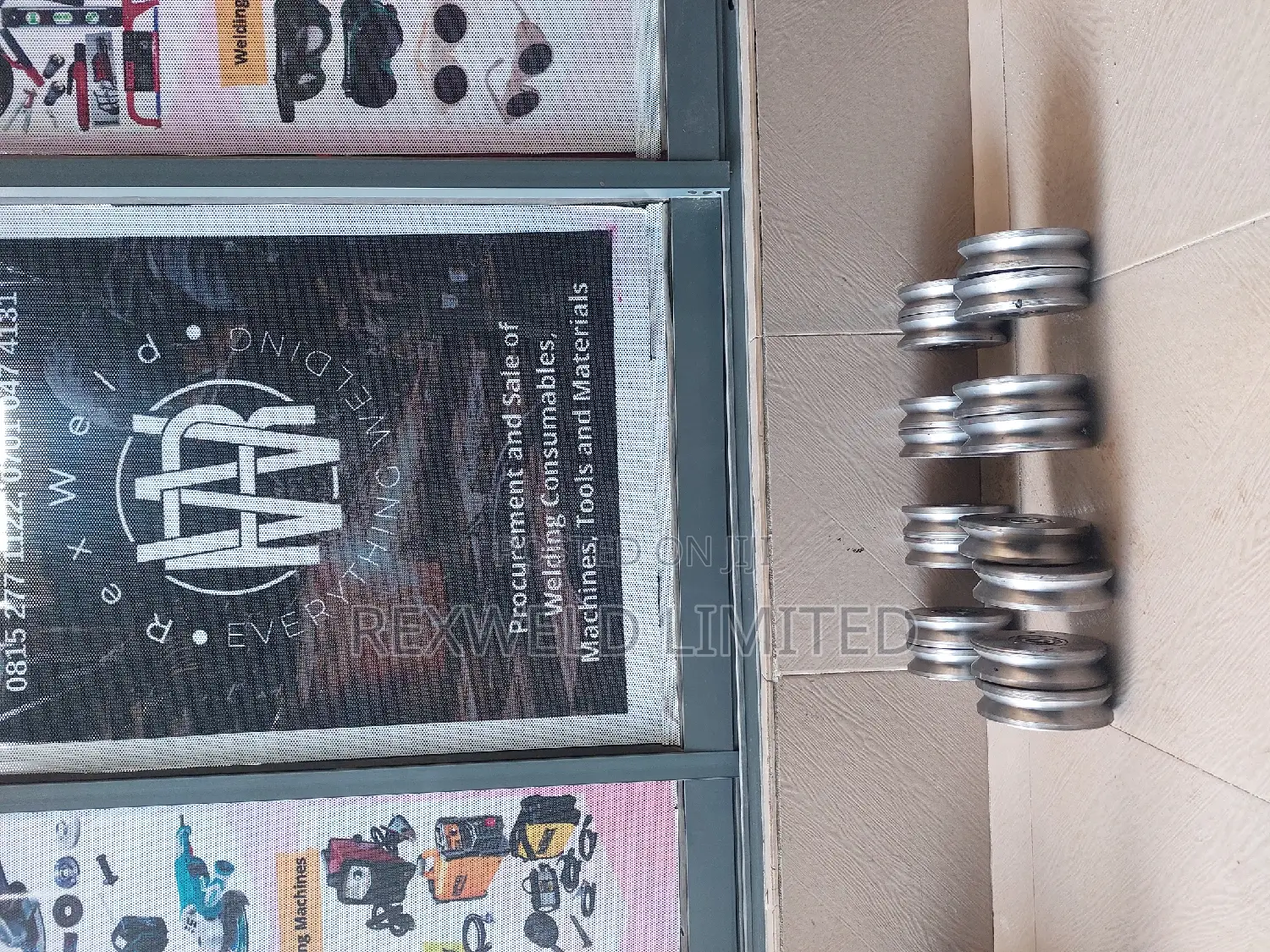 Silver Sliding Gate Roller