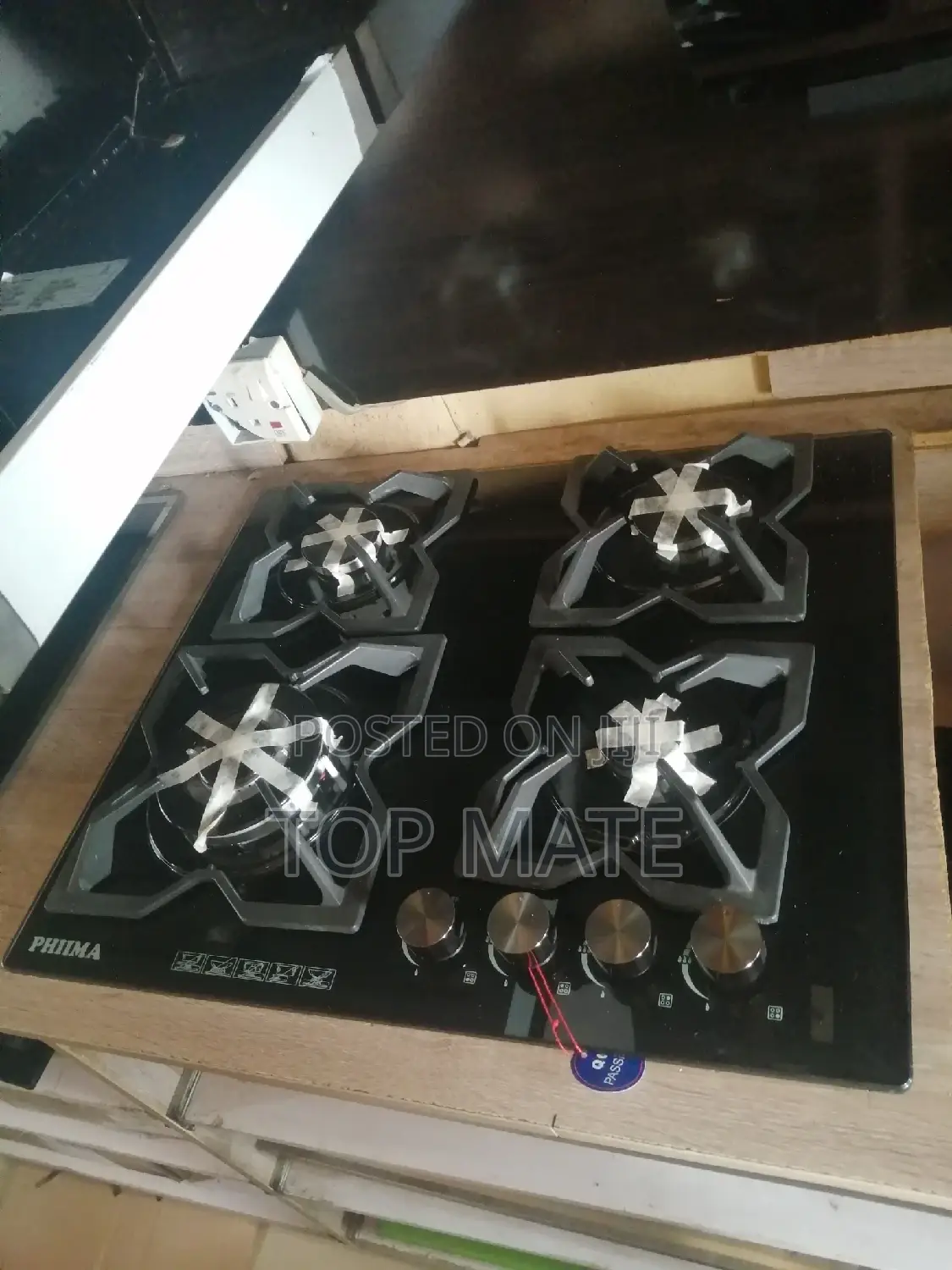 4 Burner Gas Cooker Hob