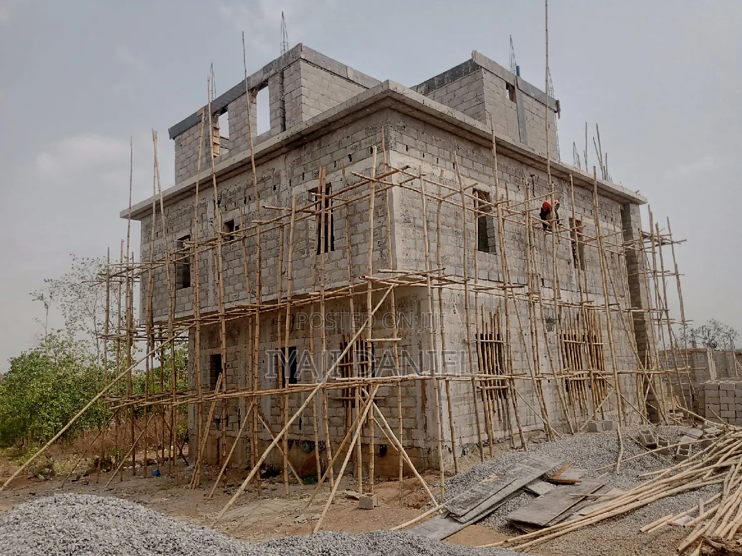 Ongoing Building Project, Drain and Fence