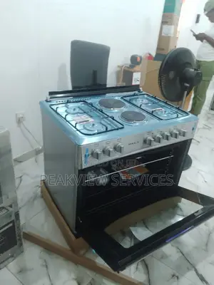 New Maxi 90 X 60 Inox Gas Cooker[ Automatic]