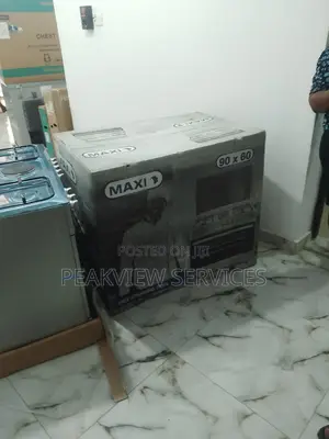 New Maxi 90 X 60 Inox Gas Cooker[ Automatic]