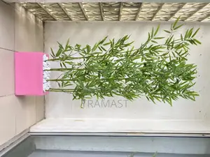 Artificial Flowers and Fiber Glass Pot