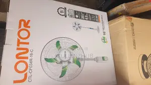 Lontor 16 Inch Standing Fan Solar Rechargeable