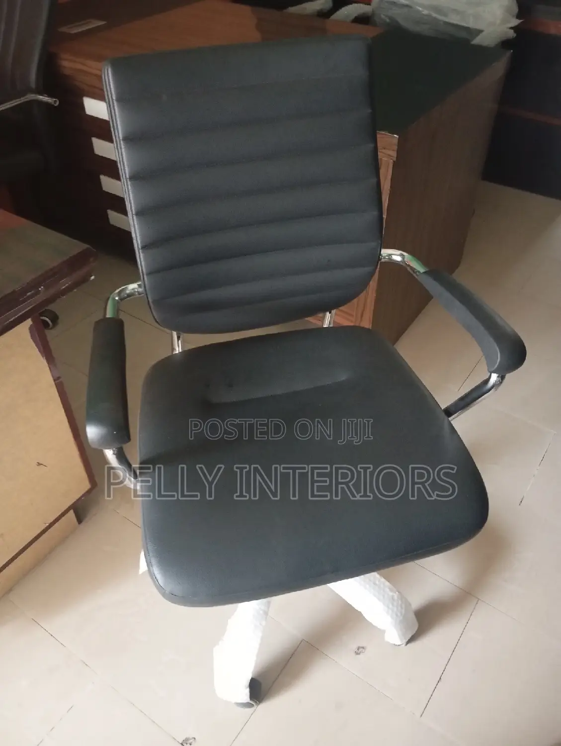 Low Back Office Chair -Leather