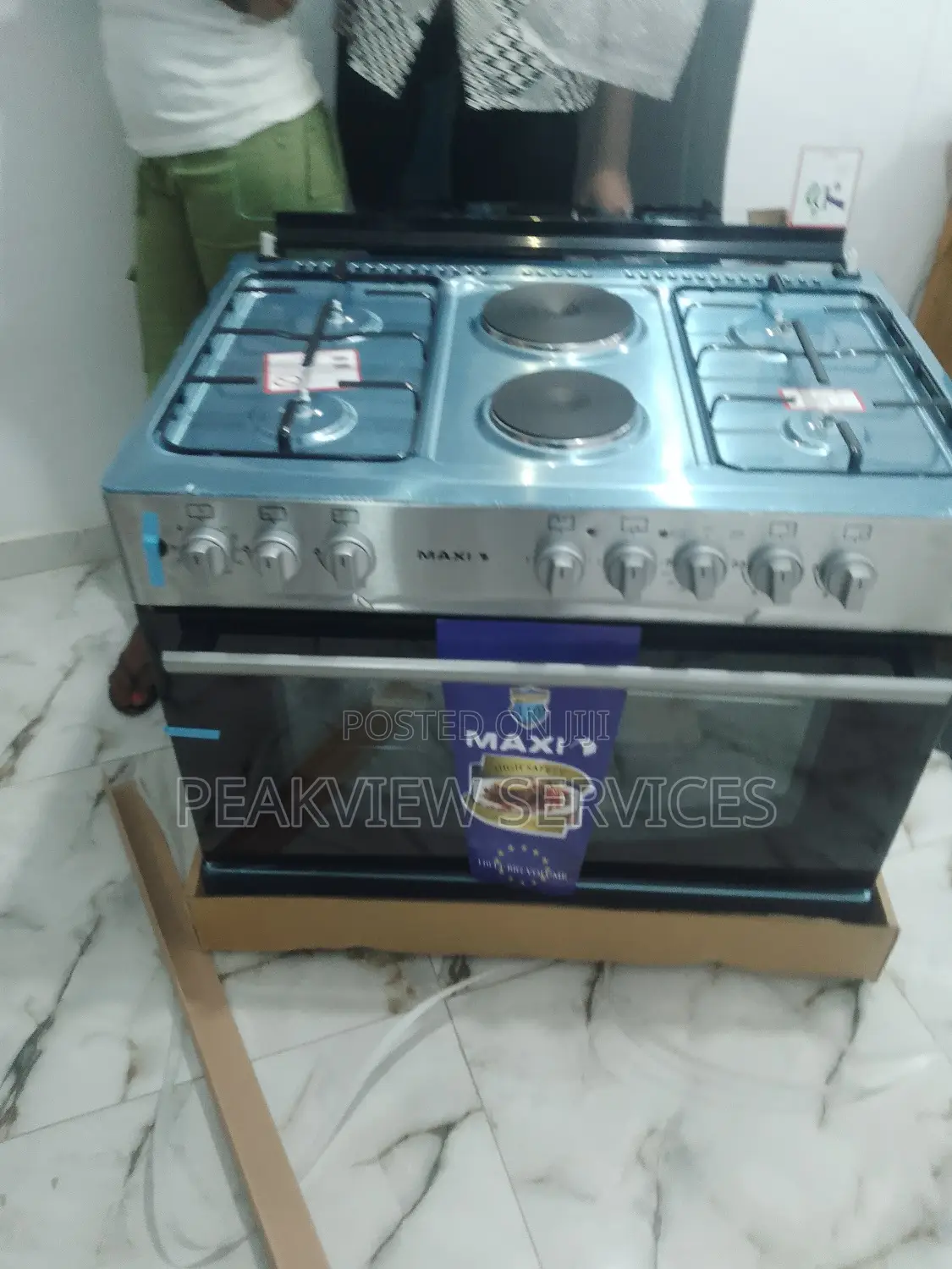 Dependable Maxi 90 X 60, Inox Gas Cooker