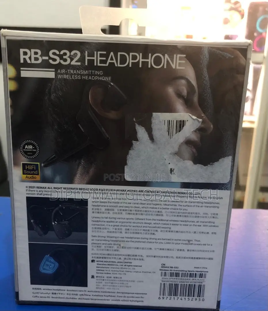Rb-S32 Wireless Air-Transmitting Bluetooth Earphone 5.0