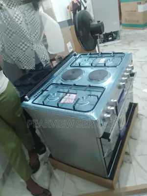 Well Branded Maxi 90 X 60,Gas Cooker[Inox]