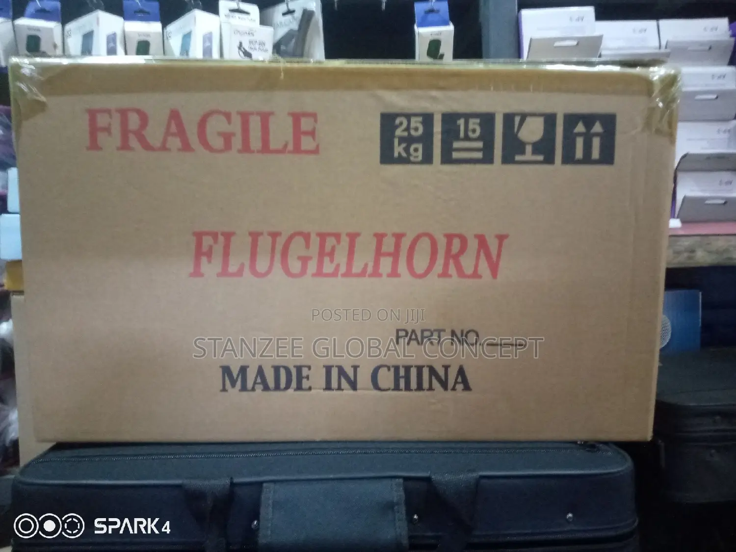 Professional Flugelhorn Gold With Mouthpiece